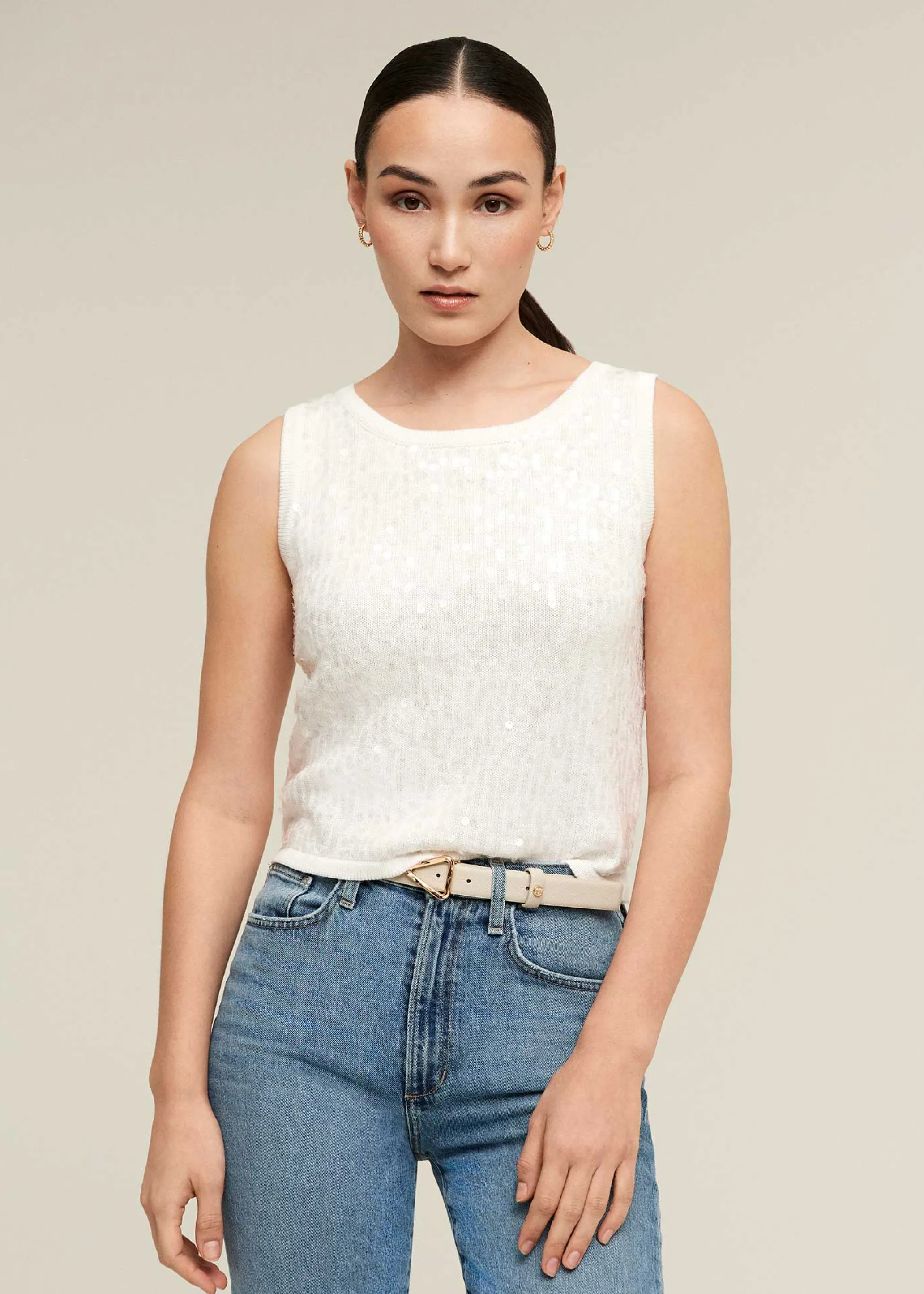 Sequin Tank Top