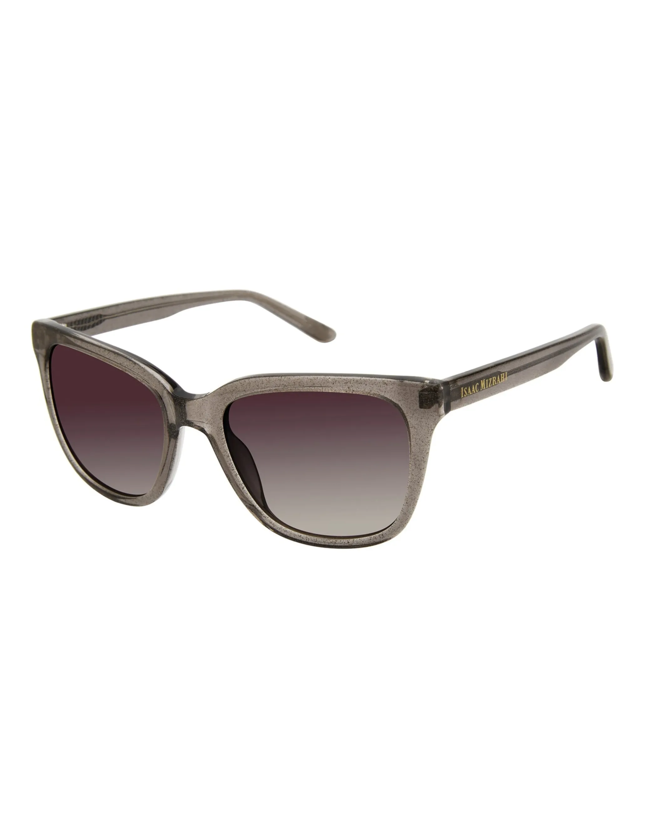 Acetate Glitter Frame Sunglasses