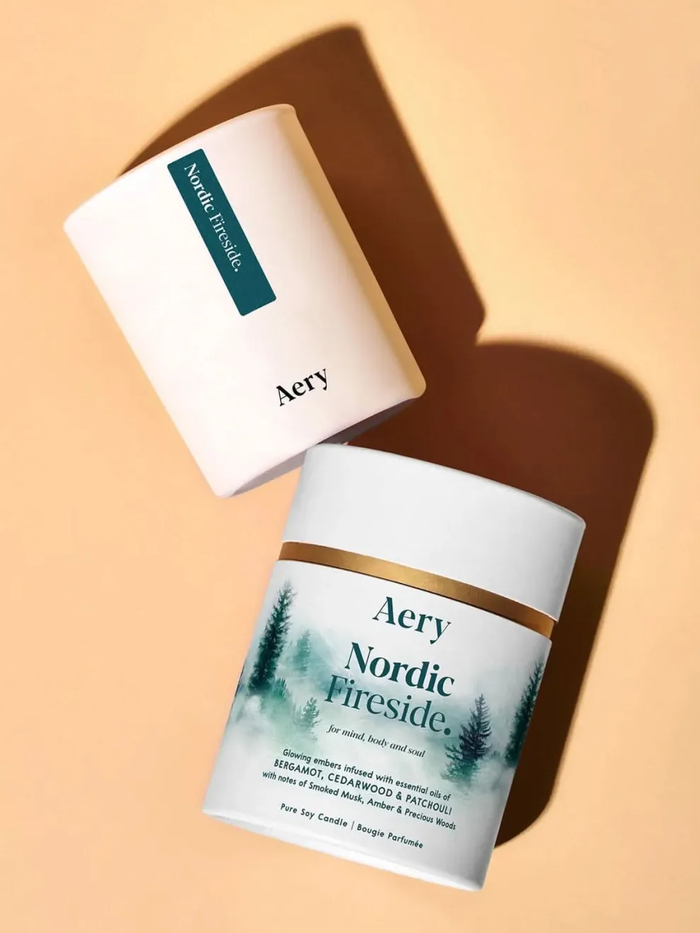 Aery Winter Candle - Nordic Fireside