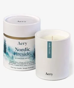 Aery Winter Candle - Nordic Fireside