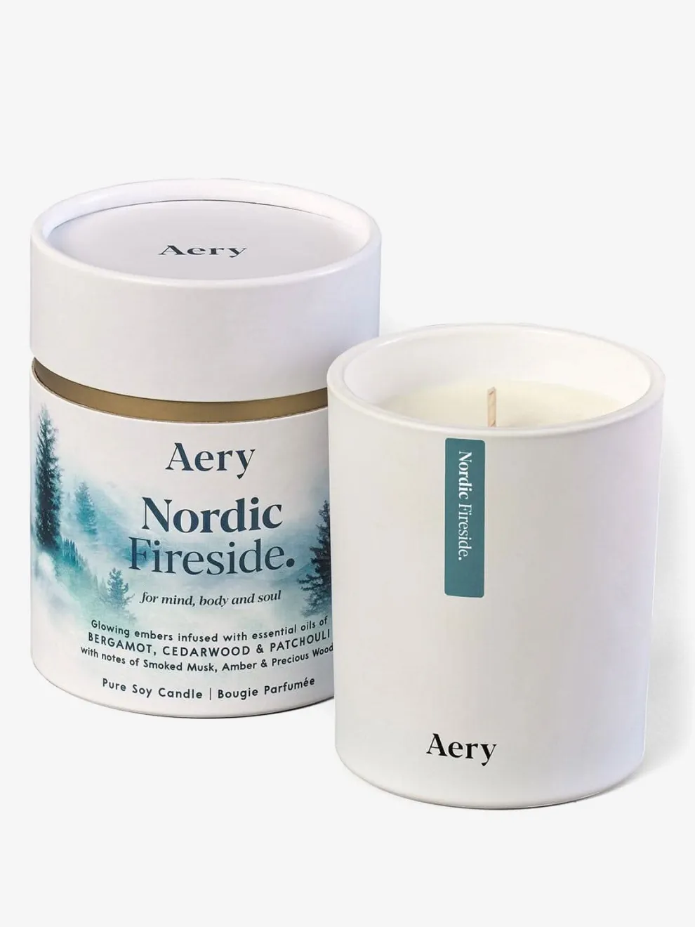 Aery Winter Candle - Nordic Fireside