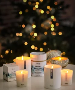 Aery Winter Candle - Nordic Fireside