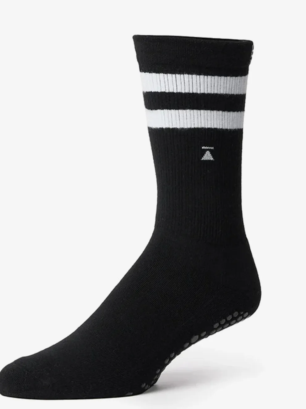 Base 33 Crew Grip Socks - Black & White Stripe