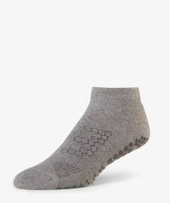 Base 33 Low Rise Grip Socks - Grey