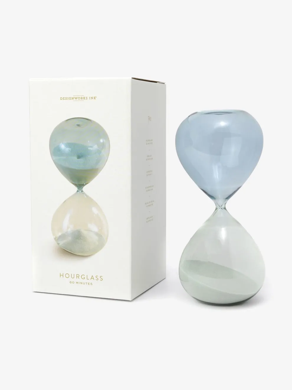 Designworks Ink 1 Hour Hourglass - Seaglass Ombre