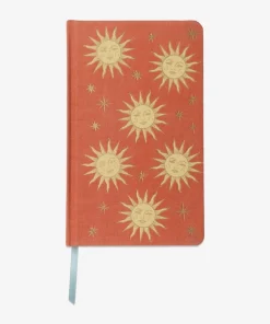 Designworks Ink Celestial Bookcloth Journal - Terracotta Sun