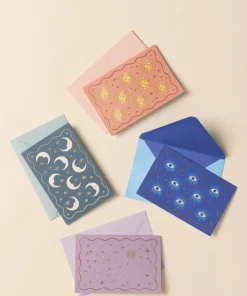 Designworks Ink Celestial Notecards - 16 Assorted