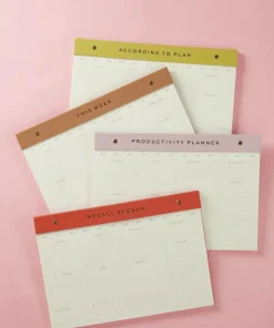 Designworks Ink Weekly Agenda Pad - Camel