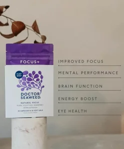 Doctor Seaweed Focus+ Supplement Capsules