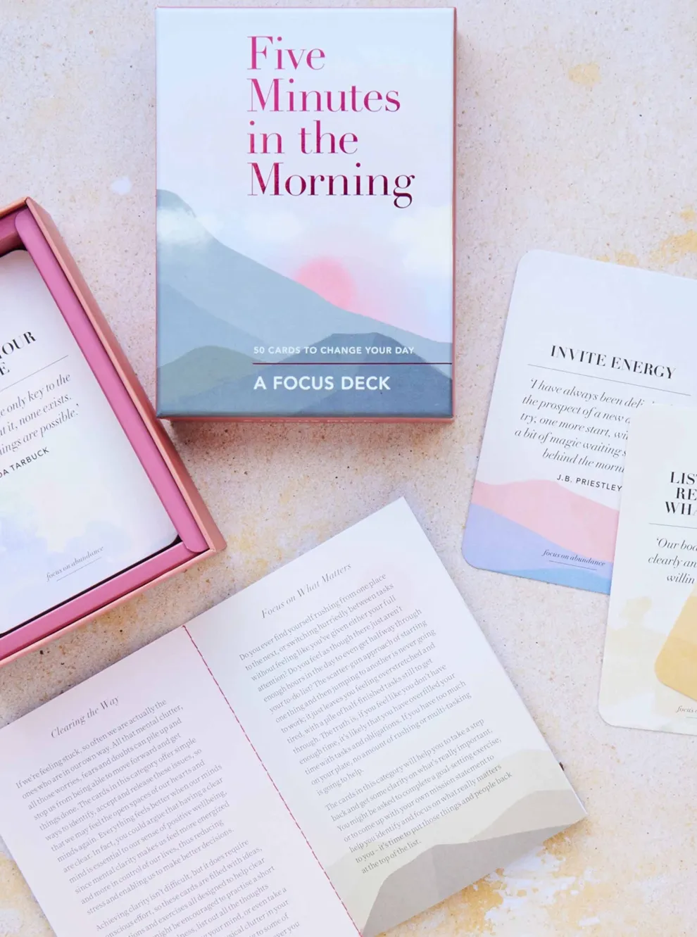 Five Minutes in the Morning Focus Deck