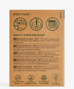 Georganics Beechwood Interdental Brush - ISO2/5mm