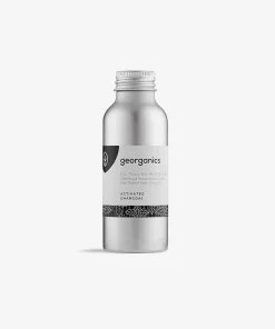 Georganics Oil Pulling Mouthwash 100ml - Activated Charcoal