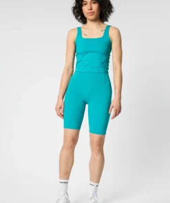 Girlfriend Collective Compressive High-Rise Bike Shorts - Peacock
