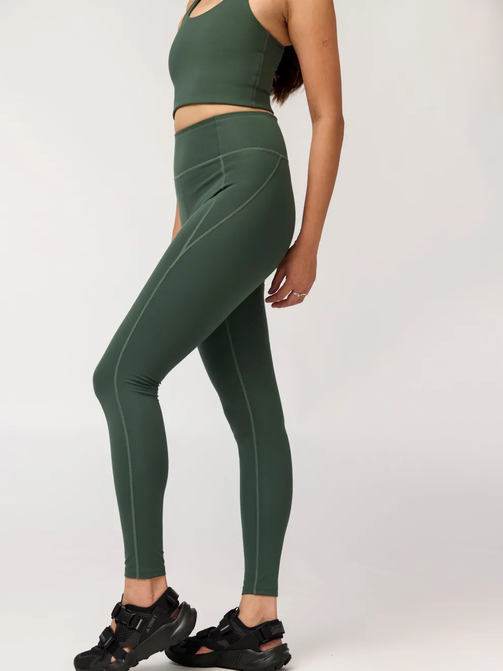 Girlfriend Collective Compressive High-Rise Legging - Jungle