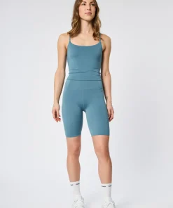 Girlfriend Collective Float High Rise Bike Shorts - Wave