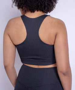 Girlfriend Collective Rib Paloma Bra - Black