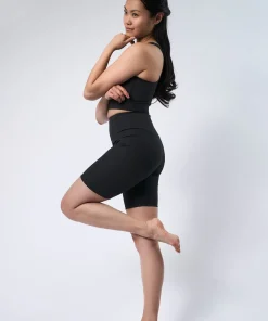 Girlfriend Collective Compressive Rib Bike Short - Black