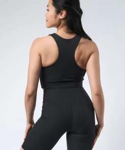 Girlfriend Collective Compressive Rib Bike Short - Black