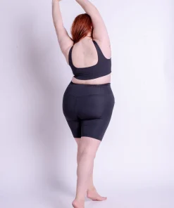 Girlfriend Collective Compressive Rib Bike Short - Black