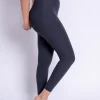 Girlfriend Collective Compressive Rib High-Rise 7/8 Leggings - Black