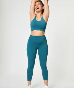 Girlfriend Collective Float Cleo Halter Bra - Dark Ixia