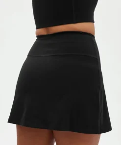 Girlfriend Collective High-Rise Skort - Black