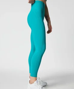 Girlfriend Collective Compressive High Rise 7/8 Legging Peacock