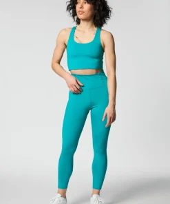 Girlfriend Collective Compressive High Rise 7/8 Legging Peacock