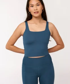 Girlfriend Collective Tommy Square Neck Tank - Ink