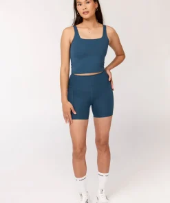 Girlfriend Collective Tommy Square Neck Tank - Ink