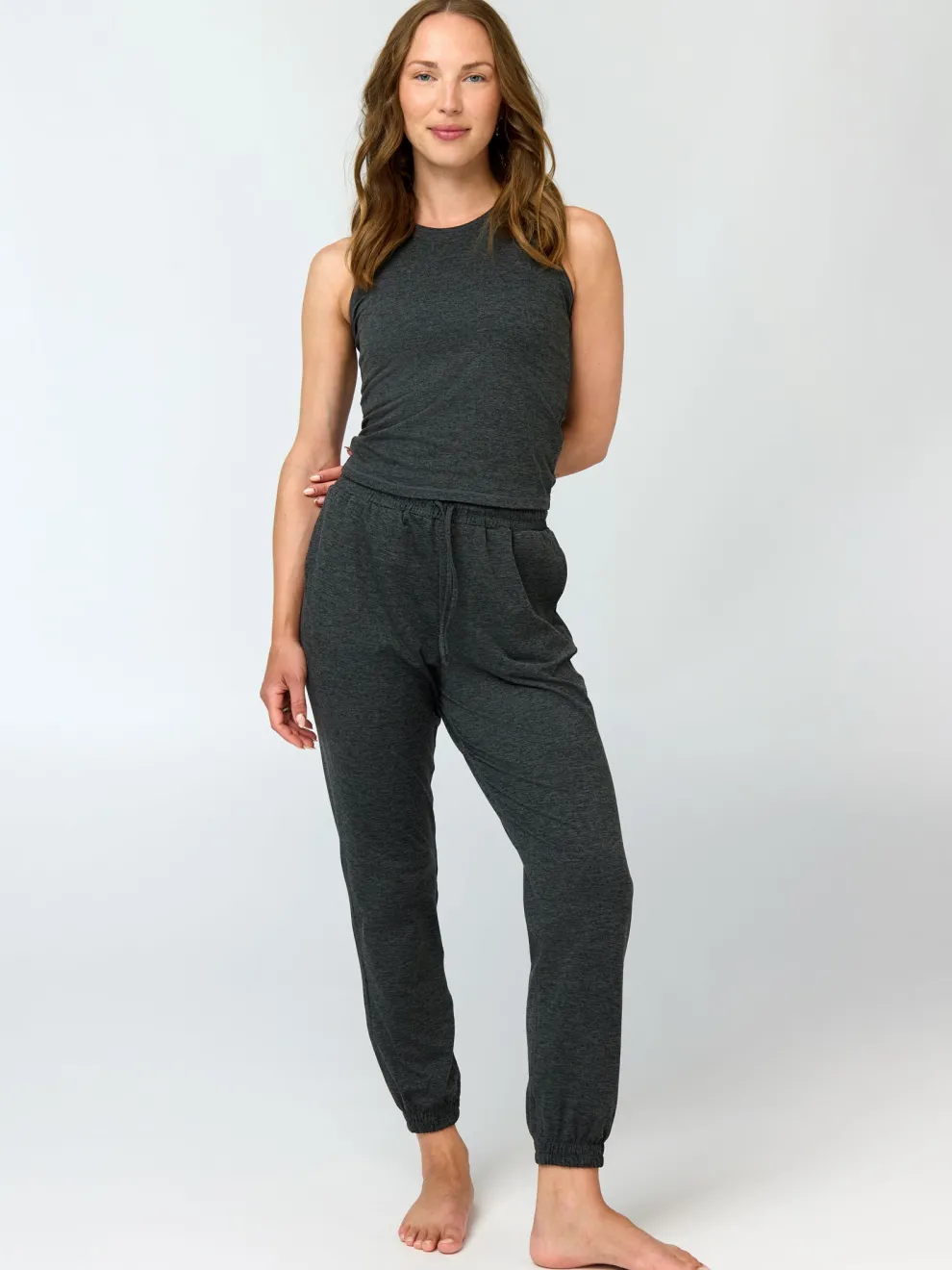 Girlfriend Collective Reset Slim Straight Jogger - Moon