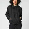 Girlfriend Collective Allie Hooded Windbreaker - Black