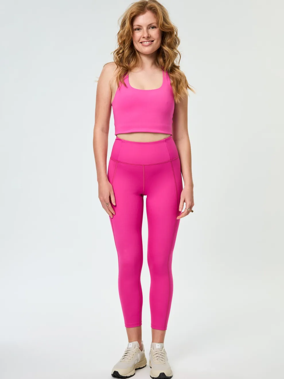 Girlfriend Collective Compressive High-Rise 7/8 Legging - Ultraviolet