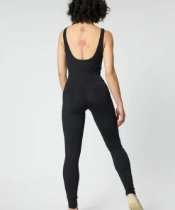 Girlfriend Collective Twist Unitard - Black