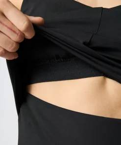 Girlfriend Collective Twist Unitard - Black