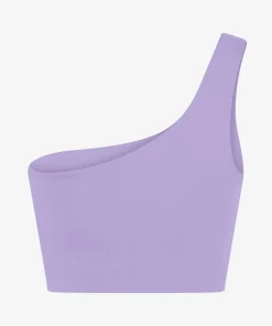 Girlfriend Collective Bianca One Shoulder Bra - Cosmos