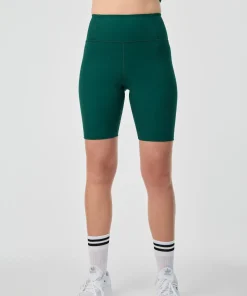 Girlfriend Collective Rib High-Rise Bike Shorts - Rainforest