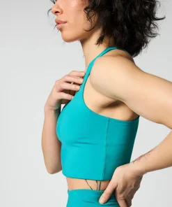 Girlfriend Collective Paloma Bra - Peacock