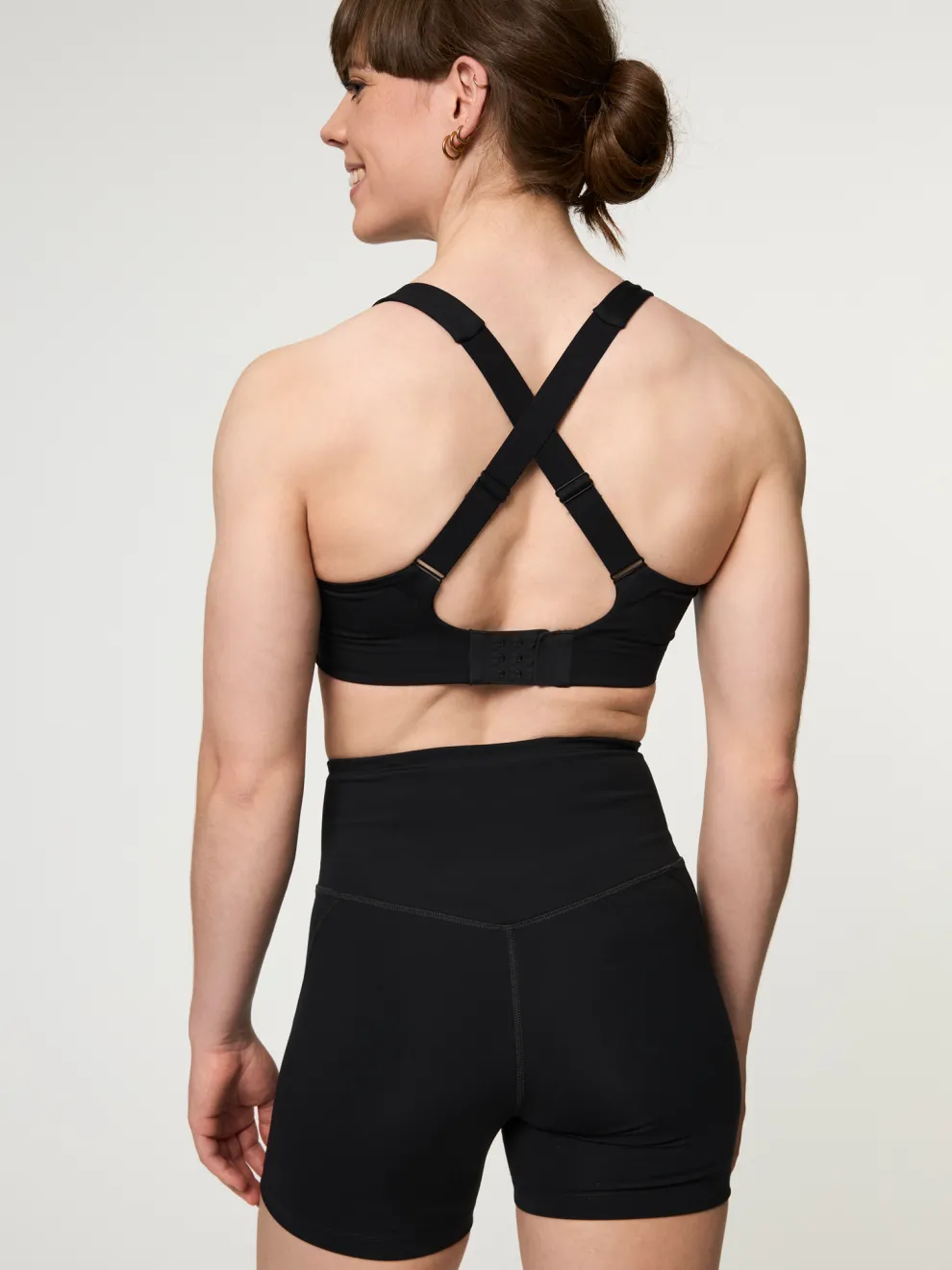 Girlfriend Collective Simone High Support Bra - Black