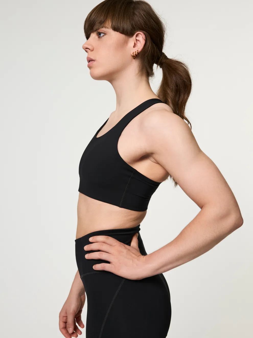 Girlfriend Collective Simone High Support Bra - Black