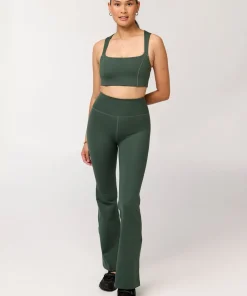 Girlfriend Collective Compressive Flare Legging - Jungle