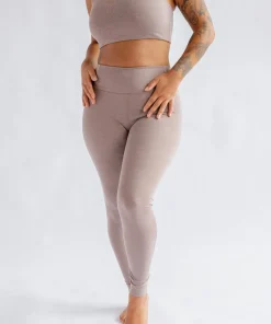 Girlfriend Collective Float High Rise Leggings - Heather Cocoon