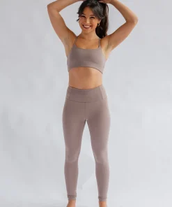 Girlfriend Collective Float High Rise Leggings - Heather Cocoon