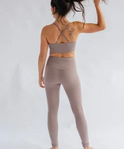Girlfriend Collective Float High Rise Leggings - Heather Cocoon