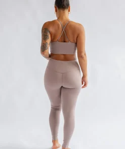 Girlfriend Collective Float High Rise Leggings - Heather Cocoon