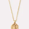 Goddess Charms God of Success Pendant Necklace - Gold