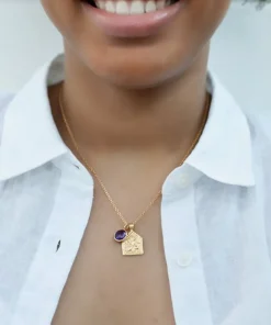 Goddess Charms God of Success Pendant Necklace - Gold