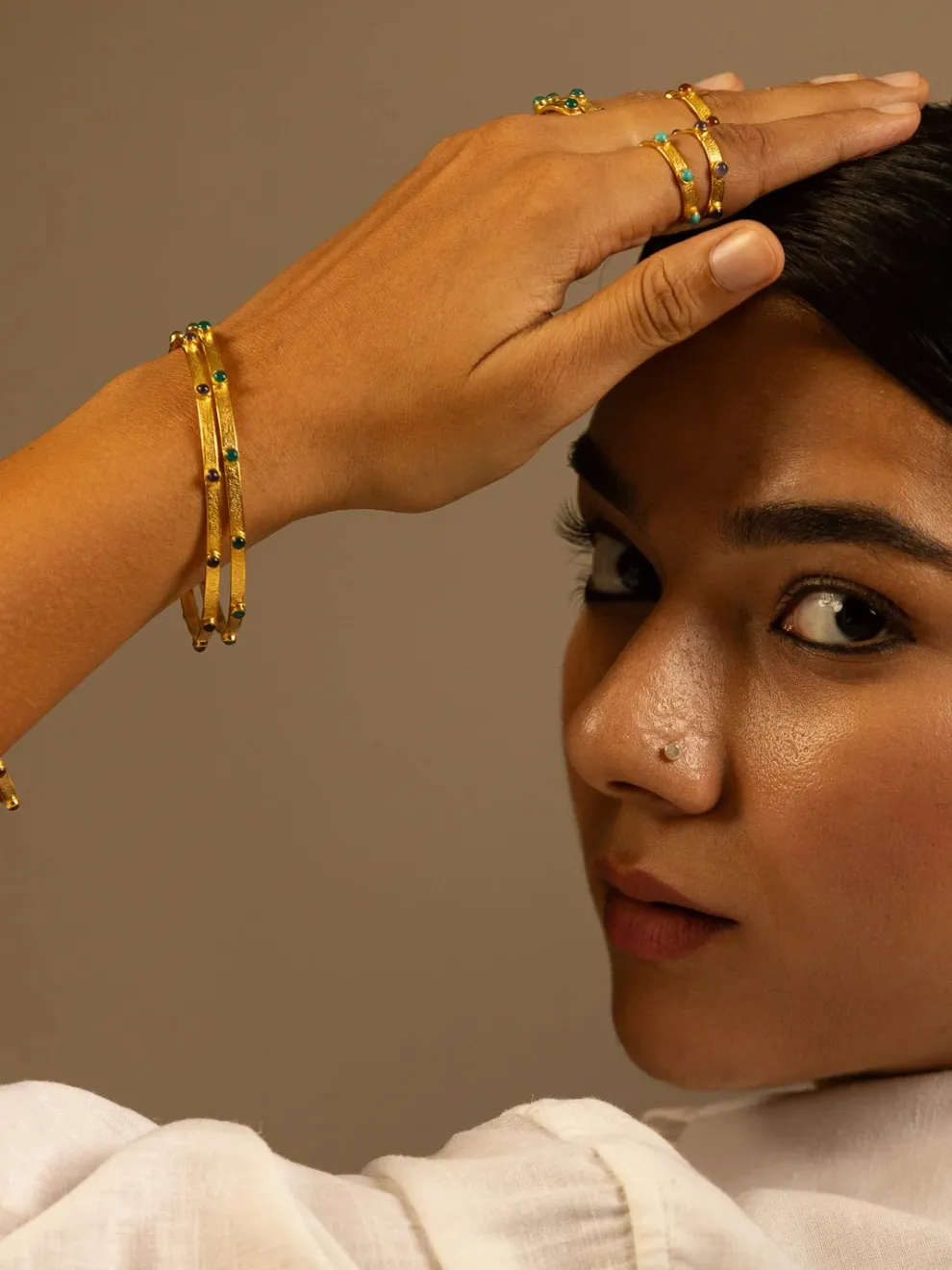 Goddess Charms Third Eye Chakra Ring - Amethyst