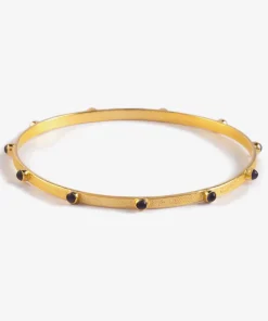 Goddess Charms Third Eye Chakra Bangle - Amethyst