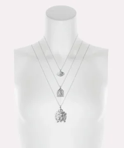 Goddess Charms Warrior Goddess Pendant Necklace - Silver